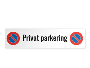 Parkeringsförbudsskyltar