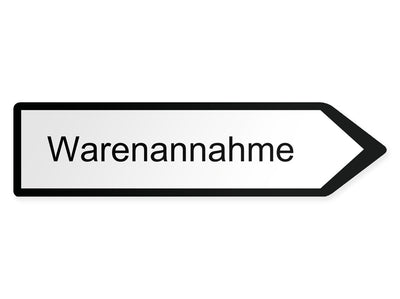 wegweiser-rechts-mittel-warenannahme