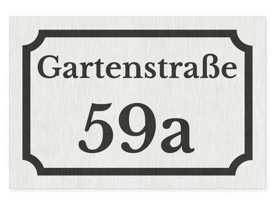 hausnummernschild-mit-strasse-oben-schwarz-edelstahl-gebuerstet-optik-querformat