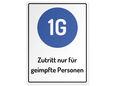 hinweisschild-1g-regel-geimpft