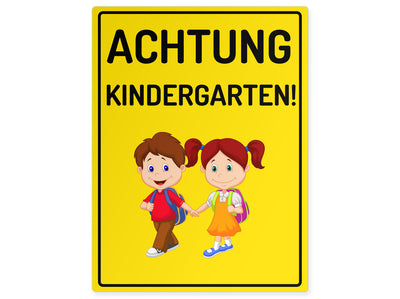 kinderschild-hoch-kinder-achtung-kindergarten-gelb